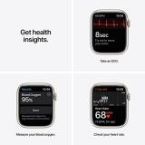 Apple Watch Series 7 [GPS + Cellular 45mm] Smart watch w/Starlight Aluminum Case with Starlight Sport Band. Fitness Tracker, Blood Oxygen & ECG Apps, Always-On Retina Display, Water Resistant