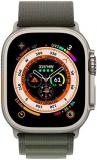 Apple Watch Ultra [GPS + Cellular 49mm] Smart Watch w/Rugged Titanium Case & Green Alpine Loop Medium. Fitness Tracker, Precision GPS, Action Button, Extra-Long Battery Life, Brighter Retina Display