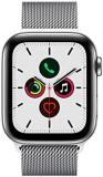 Apple Series 5 (GPS + Cel, 44mm) Stainles Steel Stainless Steel Milanes (Renewed)