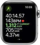 Apple Series 5 (GPS + Cel, 44mm) Stainles Steel Stainless Steel Milanes (Renewed)