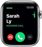 Apple Series 5 (GPS + Cel, 44mm) Stainles Steel Stainless Steel Milanes (Renewed)