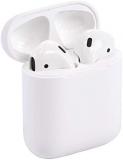 Apple AirPods with Wireless Charging Case - White (Renewed)