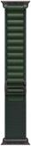 Apple Watch Band - Alpine Loop (49mm) - Dark Green with Black Titanium Finish - Small