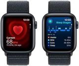 Apple Watch SE (2nd Gen) [GPS, 40mm] - Midnight Aluminum Case with Midnight Sport Loop, One Size (Renewed Premium)