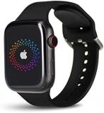 Apple Watch Series 7 (GPS + Cellular, 41MM) - Space Black Titanium Case with Black Sport Band (Renewed)