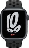 Apple Watch Nike Series 7 (GPS + Cellular, 45MM) - Midnight Aluminum Case with Anthracite/Black Nike Sport Band (Renewed)