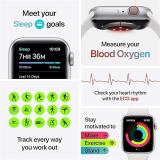 Apple Watch Series 6 (GPS, 40mm) - Gold Stainless Steel Case with Pink Sport Band (Renewed)