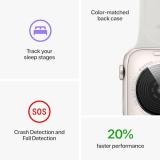 Apple Watch SE (GPS + Cellular, 44mm) Space Gray Aluminum Case with Midnight Sport Band (Renewed)