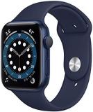 Apple Watch Series 6 (GPS, 44mm) - Blue Aluminum Case with Deep Navy Sport Band ...
