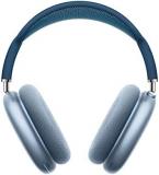 Apple AirPods Max Wireless Over-Ear Headphones, Active Noise Cancelling, Transparency Mode, Personalized Spatial Audio, Dolby Atmos, Bluetooth Headphones for iPhone – Sky Blue