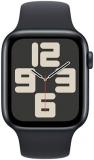 Apple Watch SE GPS 44mm Midnight Aluminum Case with Midnight Sport Band - S/M