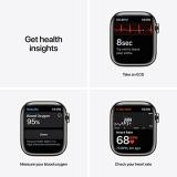 Apple Watch Series 7 (GPS + Cellular, 41mm) Graphite Stainless Steel Case with Graphite Milanese Loop (Renewed)