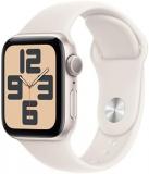Apple Watch SE (2nd Gen) [GPS 40mm] Smartwatch with Starlight Aluminum Case with Starlight Sport Band M/L. Fitness & Sleep Tracker, Crash Detection, Heart Rate Monitor