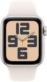 Apple Watch SE (2nd Gen) [GPS 40mm] Smartwatch with Starlight Aluminum Case with Starlight Sport Band M/L. Fitness & Sleep Tracker, Crash Detection, Heart Rate Monitor