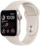 Apple Watch SE (2nd Gen) [GPS 40mm] Smart Watch w/Starlight Aluminum Case & Star...