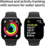 Apple Watch Series 10 [GPS, 46mm] - Jet Black Aluminum Case with Black Sport Band, M/L (Renewed)