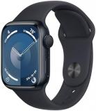 Apple Watch Series 9 GPS 41mm Midnight Aluminum Case with Midnight Sport Band - S/M (2023)