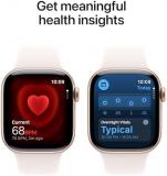Apple Watch Series 11 [GPS 42mm] Smartwatch with Rose Gold Aluminum Case with Light Blush Sport Band - S/M. Sleep Score, Fitness Tracker, Health Monitoring, Always-On Display, Water Resistant