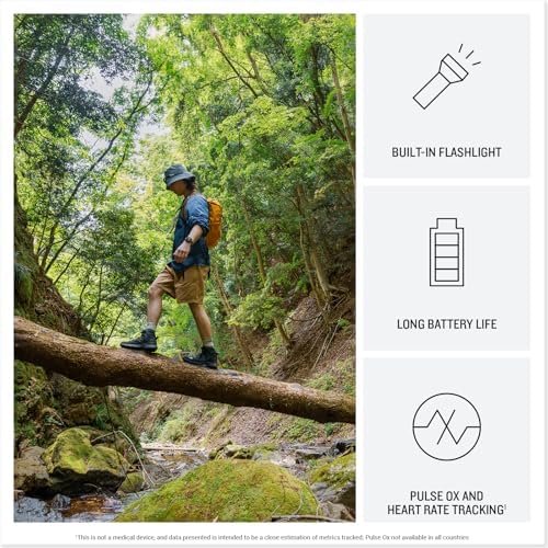 Garmin Instinct 3-50 mm, 24 Day Battery, Rugged Outdoor GPS Smartwatch, AMOLED Display, Alpine Rush Collection Limited Edition Color, Fern Green Bundle with Cleaning Cloth Wireless Earbuds + More