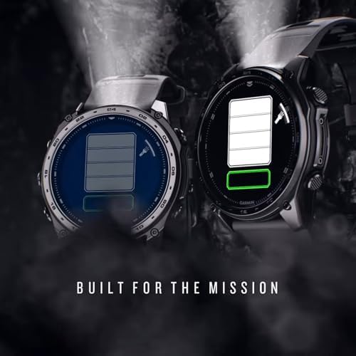 Garmin Tactix 8 51mm Sapphire Solar Elite Edition Smartwatch (Black) with Tempered Glass Screen Protector Film Bundle (13 Items)
