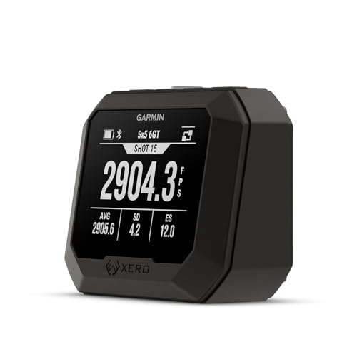 Garmin Xero C2 Chronograph, Compact Reliable Chronograph, Tracks Up to 10 Shots Per Second, from 100 to 5000 FPS