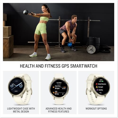 Garmin Venu 4, 41mm, Advanced Fitness and Multisport Tracker GPS Smartwatch, 1.2