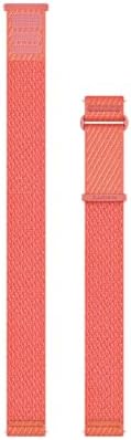 Quick Release Bands (20 mm) Coral/Red Pink ComfortFit Fabric