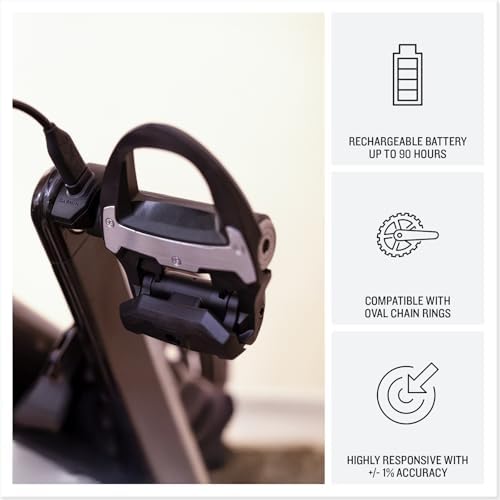 Garmin Rally XC110, Single-Sensing Power Meter for Cyclists, Rechargeable, Easy-to-Transfer, Shimano SPD Cleat Compatible
