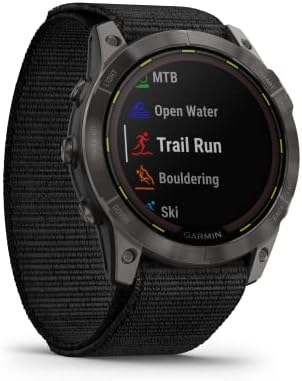 Garmin Enduro 2 (MPX) Ultraperformance Watch, Comes with Nylon and Silicone Band, Long-Lasting GPS Battery Life, Solar Charging, Preloaded Maps