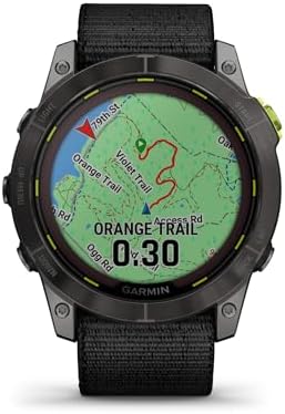 Garmin Enduro 2 (MPX) Ultraperformance Watch, Comes with Nylon and Silicone Band, Long-Lasting GPS Battery Life, Solar Charging, Preloaded Maps