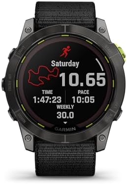Garmin Enduro 2 (MPX) Ultraperformance Watch, Comes with Nylon and Silicone Band, Long-Lasting GPS Battery Life, Solar Charging, Preloaded Maps