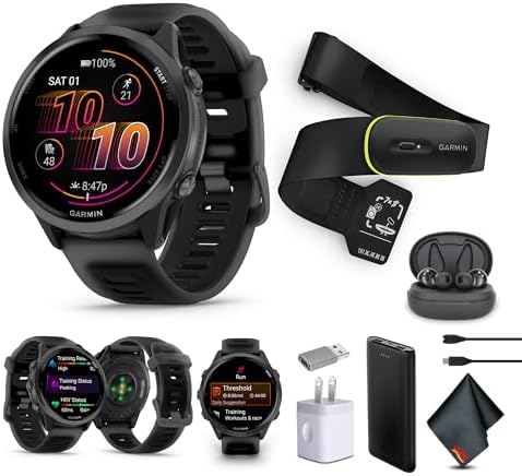 Garmin Forerunner 570 Running Smartwatch, 47MM WiFi, GPS Fitness Smart Watch for...