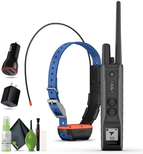 Garmin Pro 550 Plus, Handheld + Garmin Alpha T20 Dog Collar + Cleaning kit + USB...