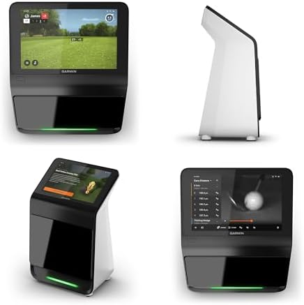 Garmin Approach R50 Premium Golf Launch Monitor and Simulators with Carrying Case, Advanced Ball and Club Metrics + Garmin Approach S70 Premium GPS Golf WatchS, Gray (42mm) Bundle