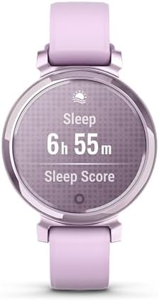 Garmin Lily 2, Small and Stylish Smartwatch, Hidden Display, Patterned Lens, Up to 5 Days Battery Life, Lilac (Renewed)