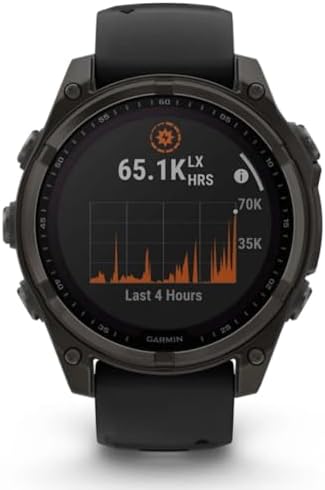Garmin Fenix 8 3.56 Cm (1.4) Amoled 47 Mm Digital 454 X 454, W129292056 (47 Mm Digital 454 X 454 Pixels Touchscreen Black Wi-Fi GPS (Satellite))