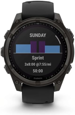 Garmin Fenix 8 3.56 Cm (1.4) Amoled 47 Mm Digital 454 X 454, W129292056 (47 Mm Digital 454 X 454 Pixels Touchscreen Black Wi-Fi GPS (Satellite))
