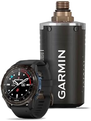 Garmin Descent Mk3i Watch Style-Dive Computer (Carbon Gray, Black) Bundle and T2 Transceiver (2 Items), Supported by Smartphone Apps, Basic Smart Features