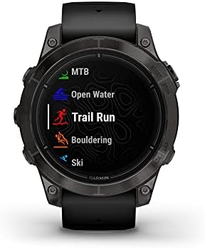 Garmin epix Pro (Gen 2) Sapphire Edition, 47mm, High Performance Smartwatch, Advanced Training Technology, Built-in Flashlight, Black (Renewed)