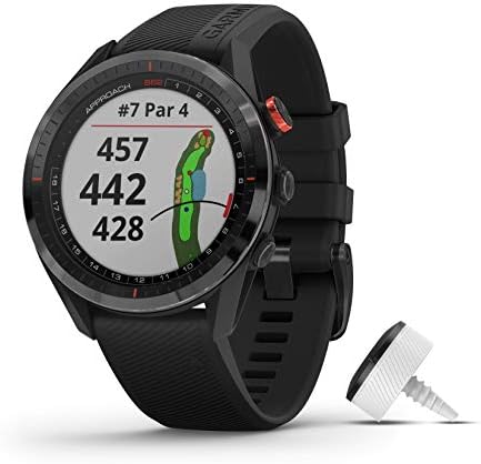 Garmin Approach S62 Bundle, Premium Golf GPS Watch with 3 CT10 Club Tracking Sensors, Built-in Virtual Caddie, Mapping and Full Color Screen, Black (Renewed)