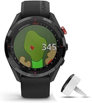 Garmin Approach S62 Bundle, Premium Golf GPS Watch with 3 CT10 Club Tracking Sensors, Built-in Virtual Caddie, Mapping and Full Color Screen, Black (Renewed)