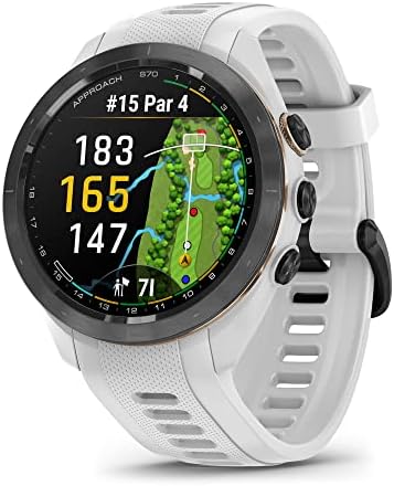 Garmin Approach S70, Premium GPS Golf Watch, (Renewed)