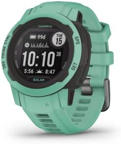 Garmin Instinct 2S Solar, Smaller-Sized GPS Outdoor Watch, Solar Charging Capabilities, Multi-GNSS Support, Tracback Routing, Neo Tropic (Renewed)