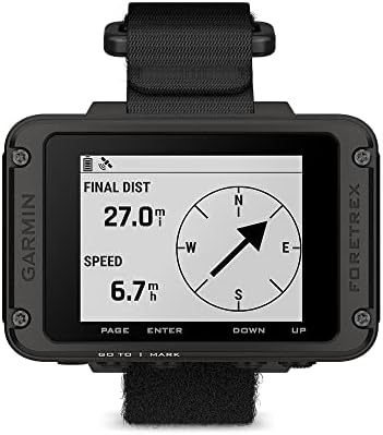 Garmin Foretrex 801, Wrist-Mounted GPS Navigation, Upgraded Multi-Band GNSS, Longer Battery Life