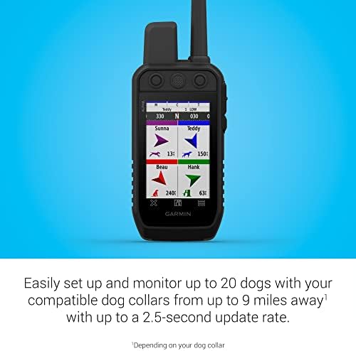 Garmin Alpha 300 Handheld, Advanced Tracking and Training Handheld