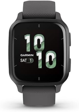 Garmin G010-N2701-10 Venu Sq 2 40mm Fiber-Reinforced Polymer Smartwatch Shadow Gray/Slate - Certified (Renewed)