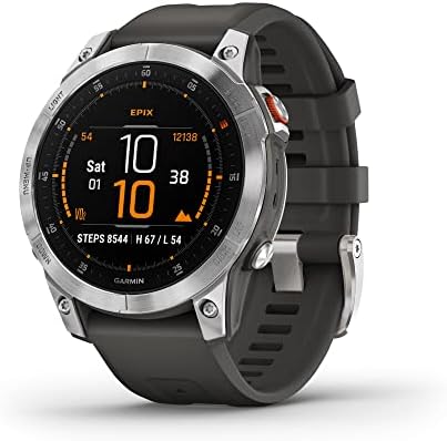 Garmin epix Gen 2, Premium Active smartwatch, Touchscreen AMOLED Display, Adventure Watch with Advanced Features, Slate Steel