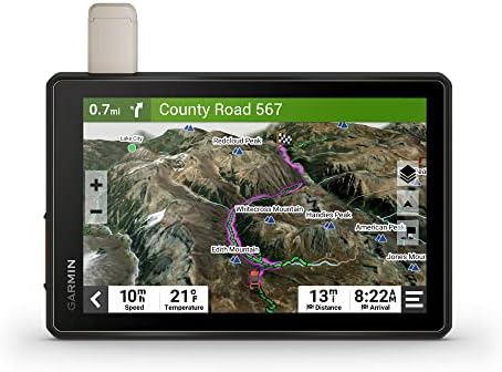 Garmin Tread Overland, All-Terrain Navigator, Rugged, Built in Mapping, iOverlander, Ultrabright Display