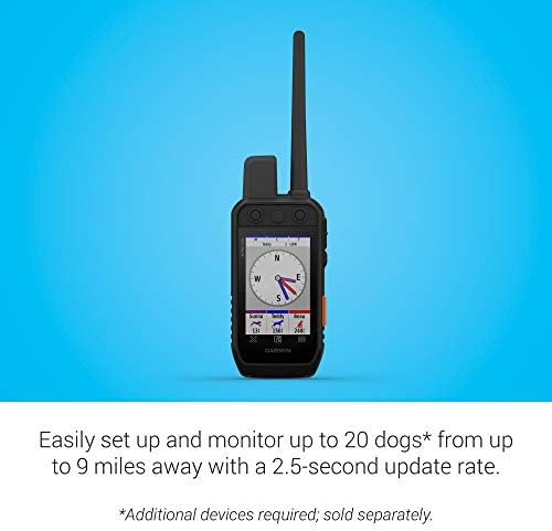 Garmin Alpha 200i Dog Tracking Handheld, Utilizes inReach Technology, Sunlight-readable 3.6