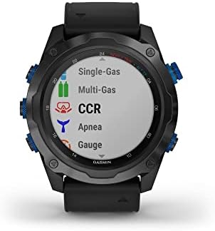 Garmin Descent Mk2i, Watch-Style Dive Computer with Air Integration, Multisport Training/Smart Features, Titanium with Black Band